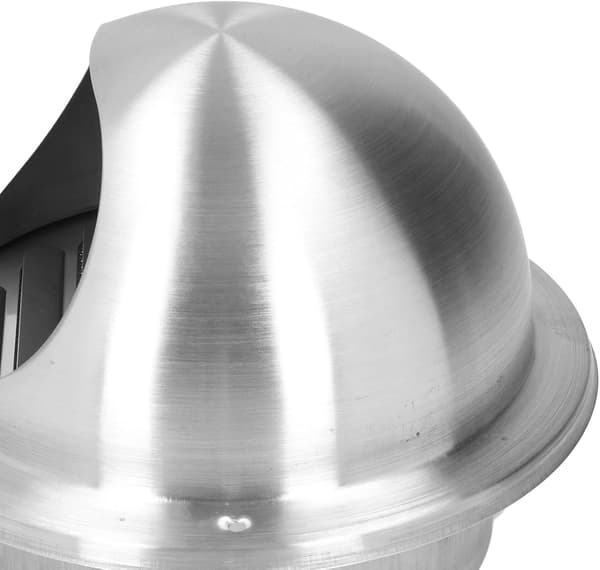 304 Kuleformet ventilasjonshette i rustfritt stål, avtrekkshette, 160 mm rund luftventil