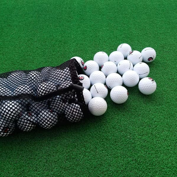 Sæt med 2 netposer til golfbolde og pickleballs, multifunktionelle netposer, også velegnede til bordtennisbolde