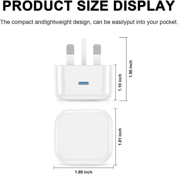 iPhone 16 Laderplugg USB C, Ny Apple i 15 Rask Port Superhurtiglading