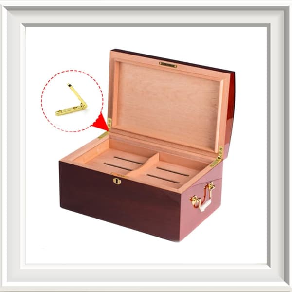 Hængsel i rustfrit stål til skabsdøre - Minihængsler til møbler, garderobe, skuffer, miniature, 20 stk.