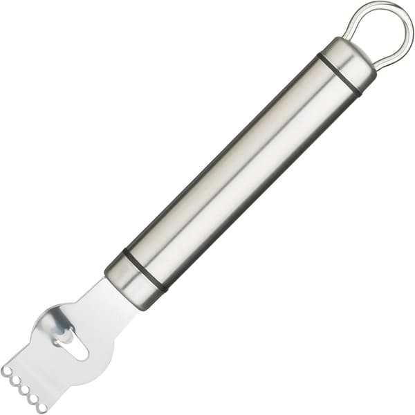 Sitrusjern med integrert kanelkniv, rustfritt stål, sølv, 16,2 cm