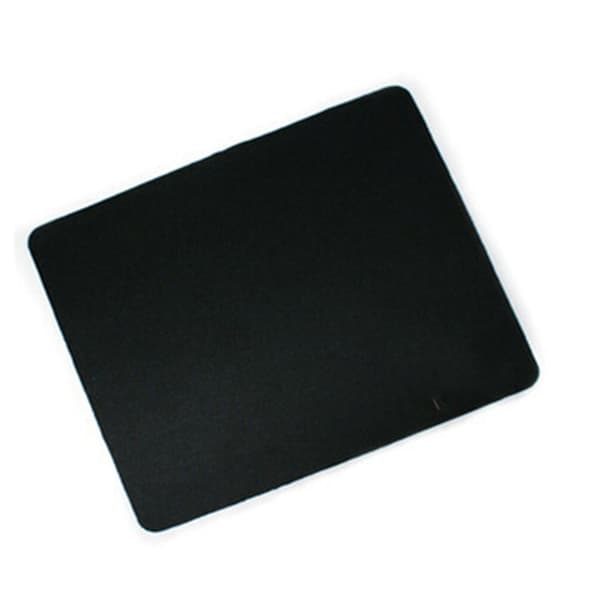 Svart musematte, 20×24CM, musematte i gummi med antiskli, egnet for kontorarbeid, spilling, etc.