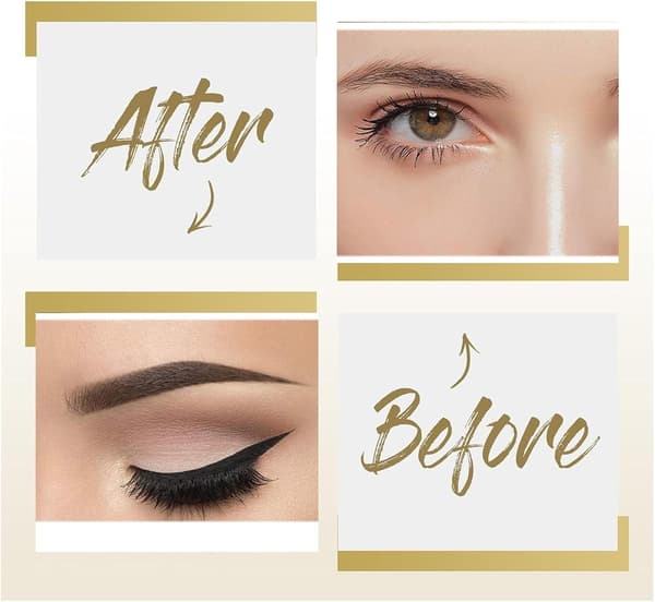 Genanvendelige øjenbrynsskabeloner til 3 minutters makeup, velegnet til kvinders makeup, tegning af bryn