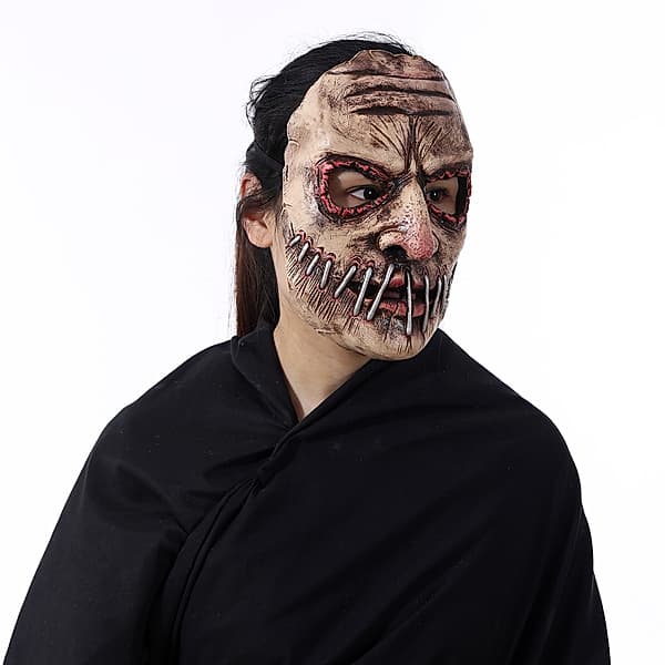 Latex Horror Mask til Halloween Fest, Ghost Simulation, Human Headgear