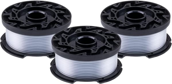 BLACK+DECKER AF-100-3ZP Erstatningsspole og -tråd, 3-pakning