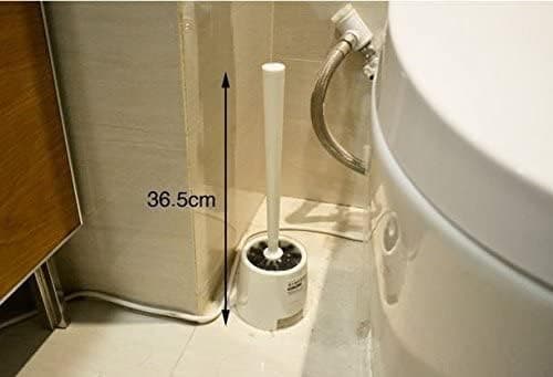 Toiletbørste, polypropylen, sort, 14.02x4.29x4.09 tommer