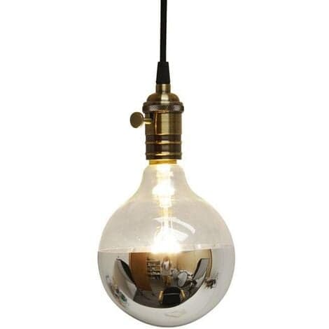LED-lampa E27 4W G125 Extra Varmvit Spegeltråd