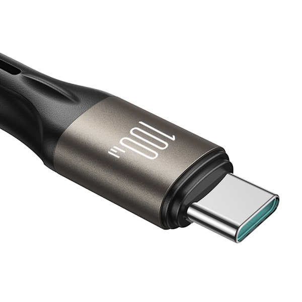 USB-C 100W Light-Speed ​​Series kabel 1,2m sort