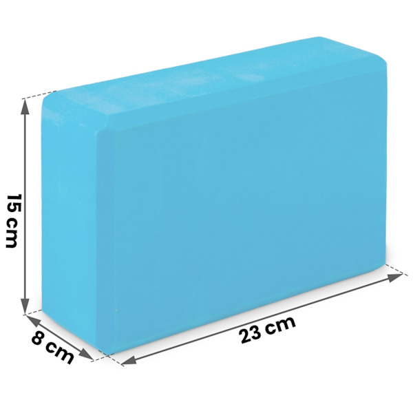 Blå Yogablock i Skum NS-962