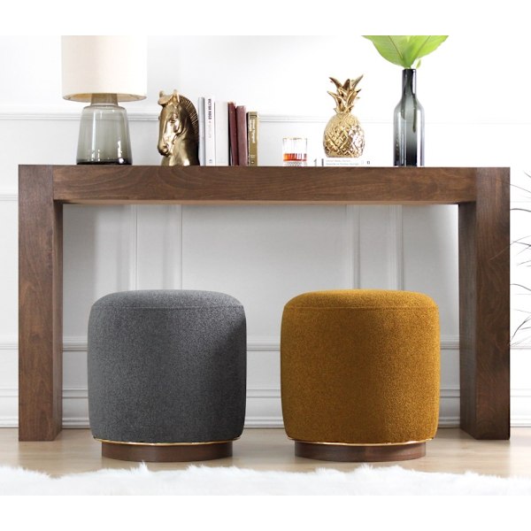 Pouffe Zeone - oliivinvihreä