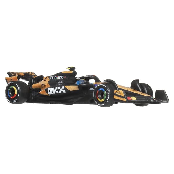 F1-løbsstøbt bil, metalmodel i skala 1:64
