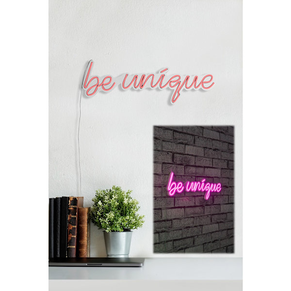 Dekorativ Plast Led-belysning Be Unique - Rosa