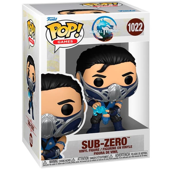 Mortal Kombat Sub-Zero Actionfigur, 6-tums samlarobjekt