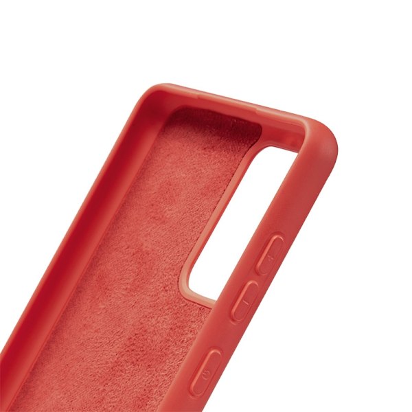 Crong Color Cover - Cover til Samsung Galaxy A72 (rød)