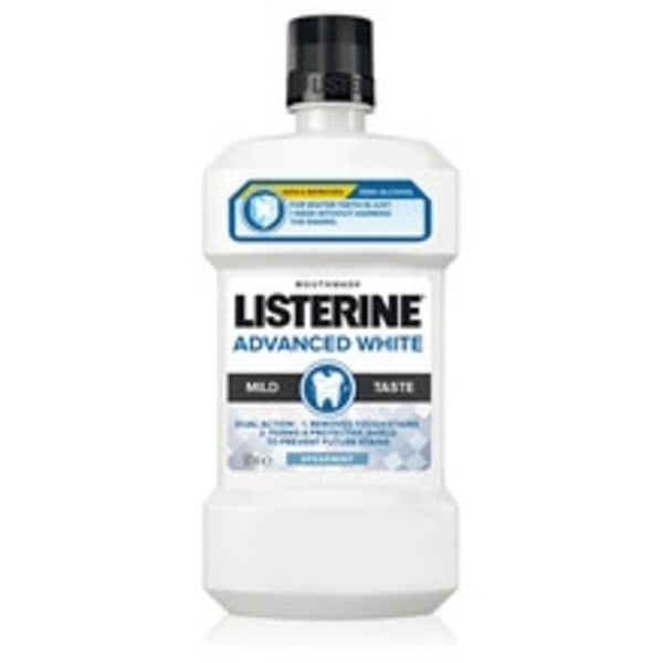 Listerine - Advanced White Mild Taste - Mouthwash with a whiteni