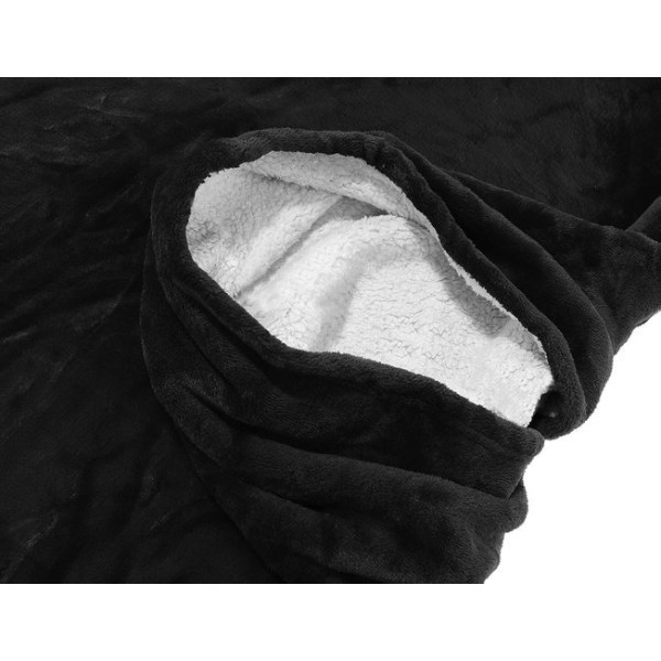 XXL sweatshirt - svart filt