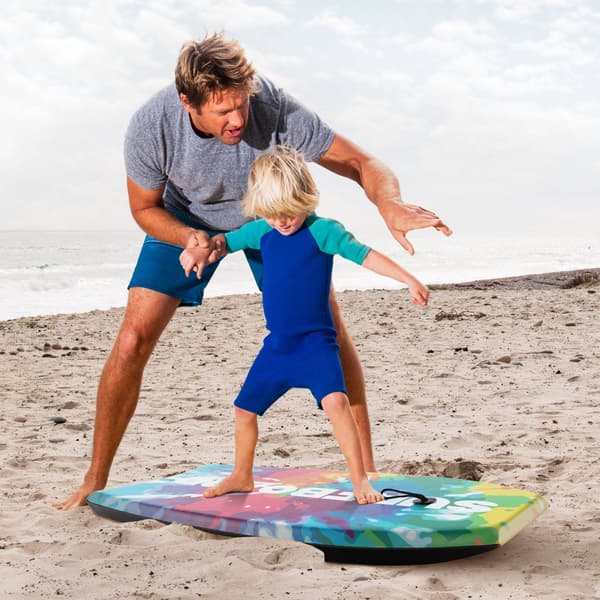 Bodyboard Boogie Board 33-41 tommer, EPS-kerne, håndledssnor