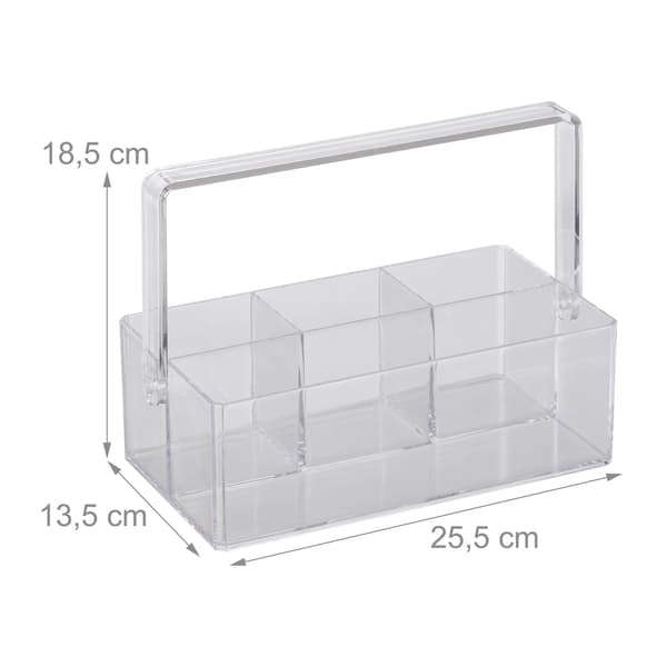Transparent väska med handtag