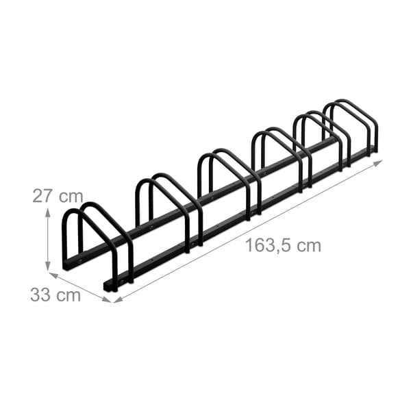 Cykelstativ til 6 cykler