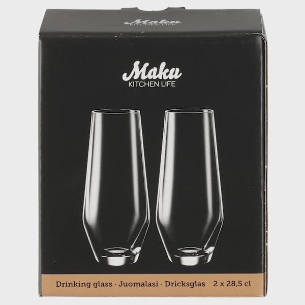 Dricksglasset, 28,5 cl, diskmaskinssäker, 2-pack
