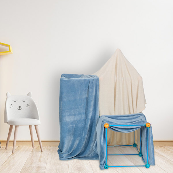 DIY byggelegetøj til at bygge en hule