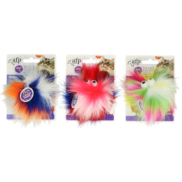 AFP Furry Fluffy Ball Orange