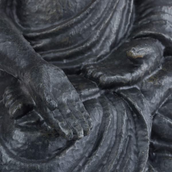 Siddende Buddha figur 40 cm
