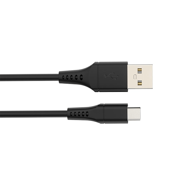 USB-kaapeli - Usb 2,0 A - C 60 W, Nikkelipinnoitettu, Tpe-kaapeli - 1 metri