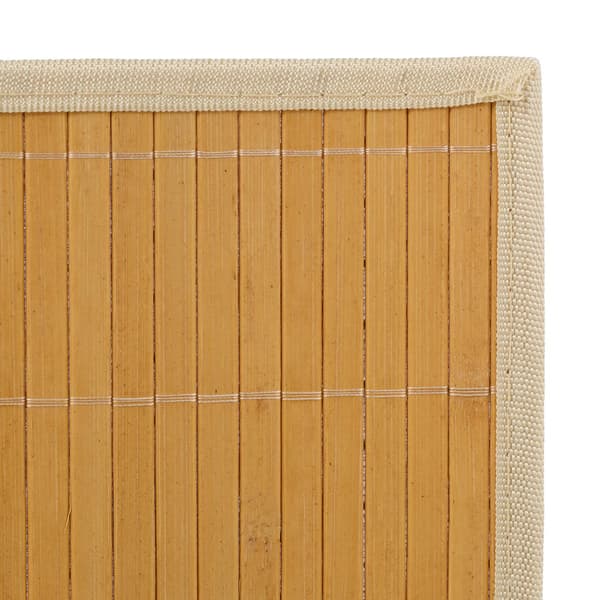 Bambu Polyester bordstabletter Set om 6 med underlägg