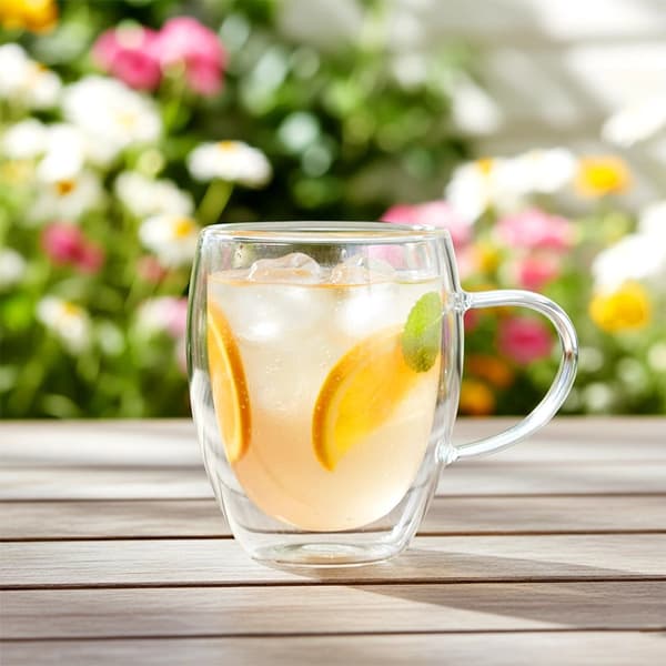 Dobbeltvæggede termoglas, 320 ml, sæt med 2