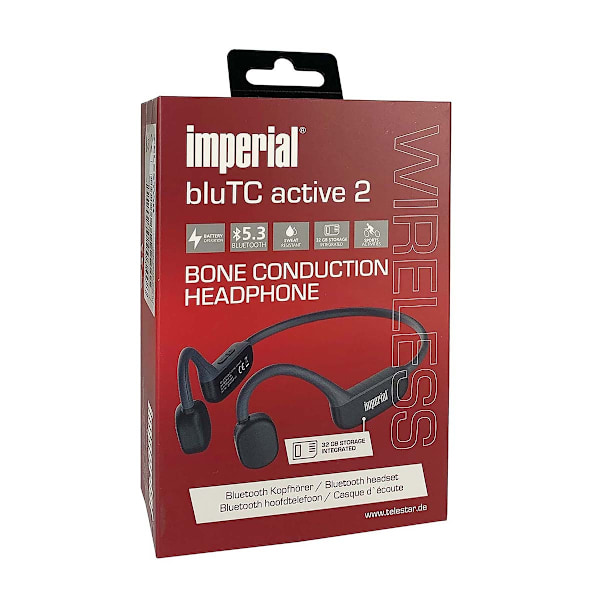 bluTC active 2 Bone Conduction-hovedtelefoner Sort