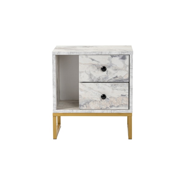 Natbord Glimmer - Fressia marmor, guld