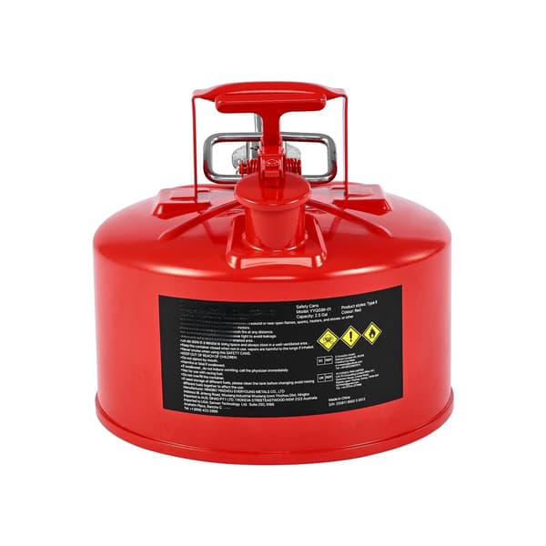 Säkerhetsgasdunk, 9,5 l typ II, flamskyddsrör
