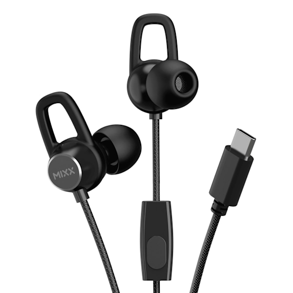 MIXX Hovedtelefon SoundPort USB-C In-Ear Kabelført Sort