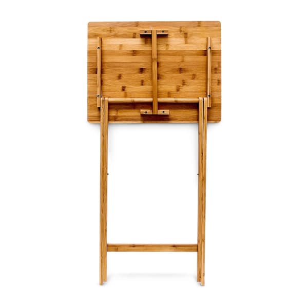 Fällbart sidobord i bambu