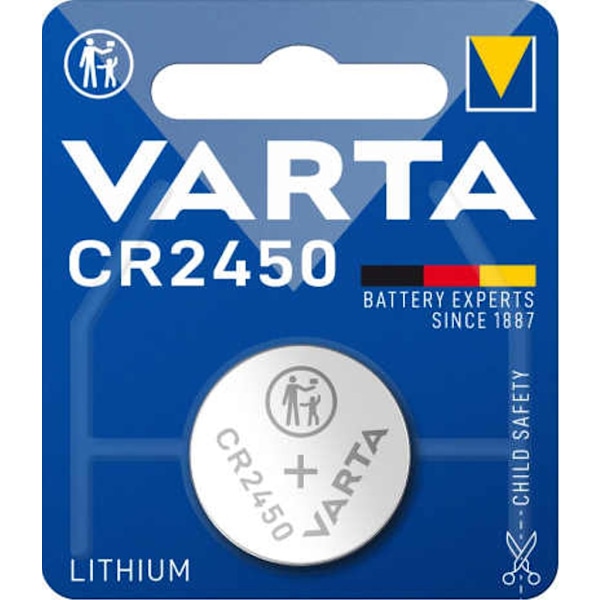 VARTA Lithium Coin knappcellsbatteri CR2450