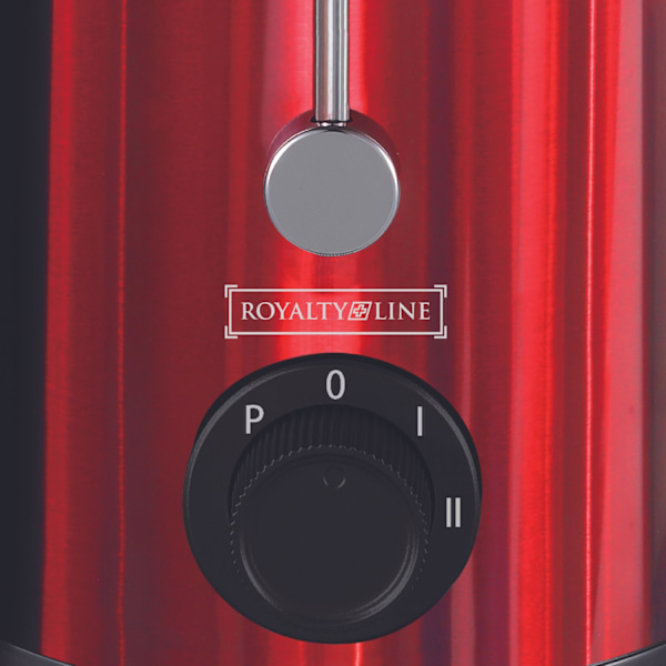 Royalty Line RL-PJ19001RD: 15L Juice Extractor i rustfrit stål - 700W - Rød