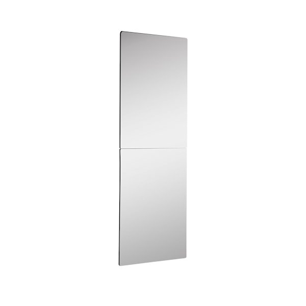 Spegel med Led Belysning Rektangulär - 40 x 120 cm - Vit
