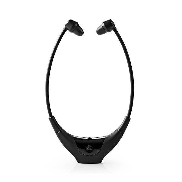 Trådløst TV hovedtelefoner | RF | In-Ear | Maksimal batteritid: 4.5 timer | 35 m | Digital lyd | Opladningsstation | Balancekontrol | Sort