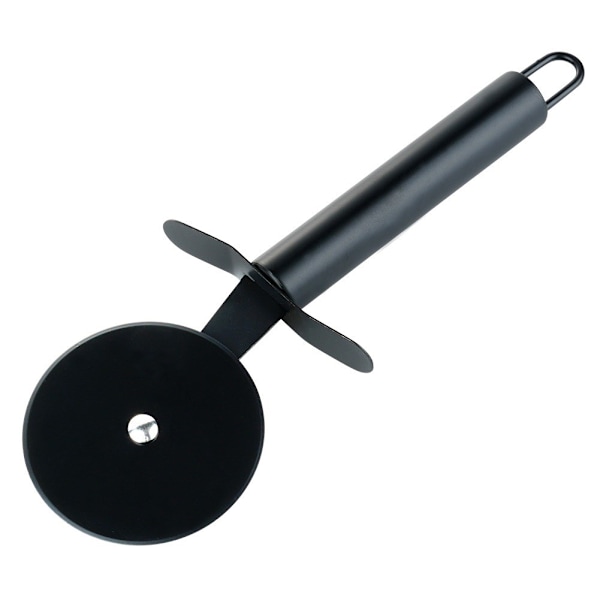 Pizzakniv stål sort 20 cm