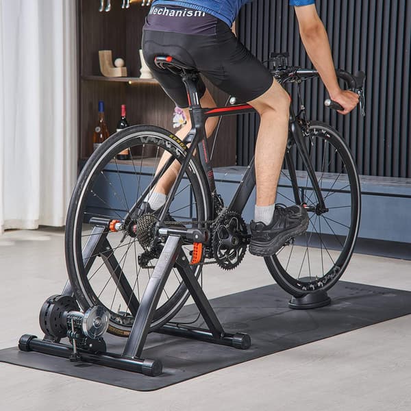 Magnetisk cykeltrænerstativ, 6 niveauer, foldbar, 26-29 tommer, 700C