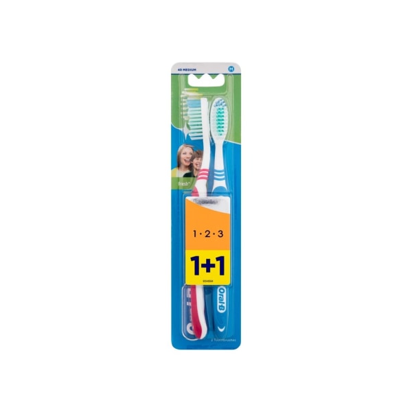 Oral-B - 37623 Fresh Medium - Unisex, 2 pc