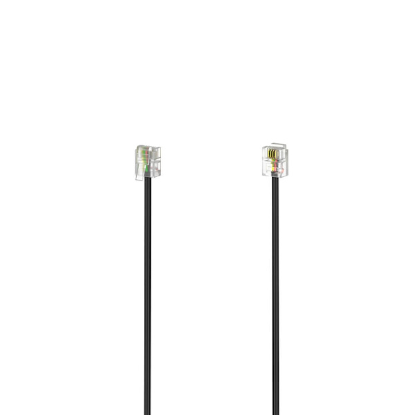 HAMA Kabel Modulær 6p4c Sort 3,0m