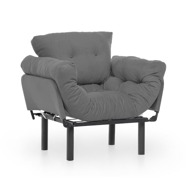 Wing Chair Nitta Single - Grå