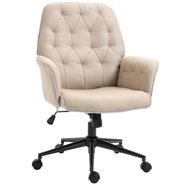 Drejestol Kontorstol Højdejusterbar Ergonomisk Rocker Funktion Skum