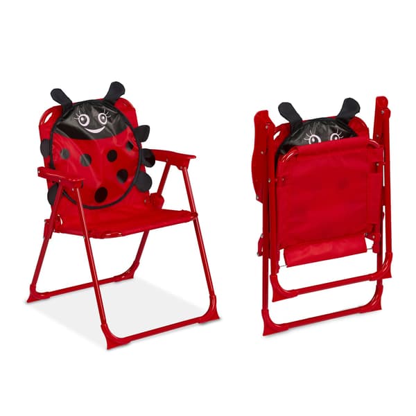 Barns 4-delade campingmöbelset med parasoll