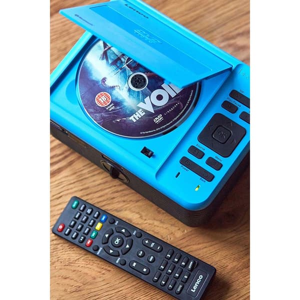 LCD-projektori, jossa DVD-soitin ja Bluetooth® Blue