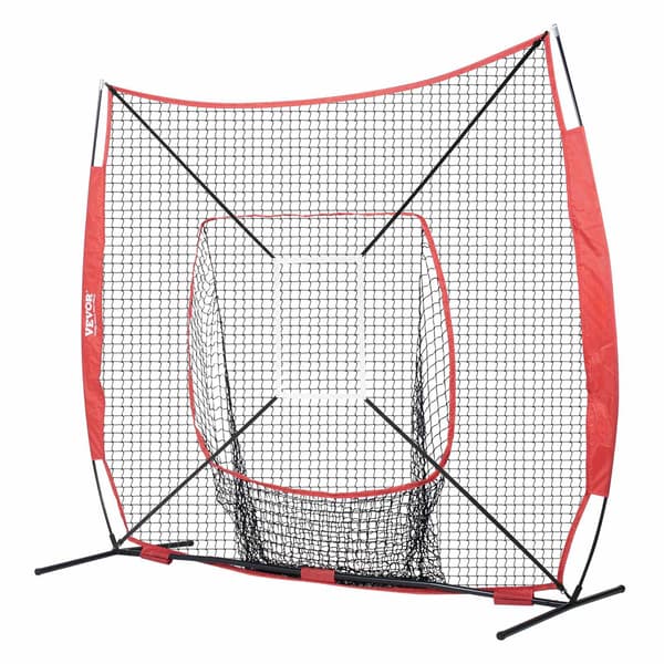 7x7ft baseboll softboll träningsnät, tee och måltavla
