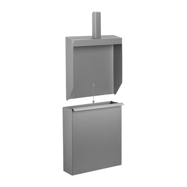 Askhink med spade i silver