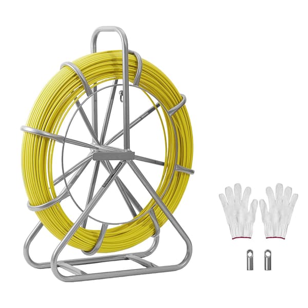 Glasfiberfisktejp 100 m, 6,3 mm, stativ, icke-ledande